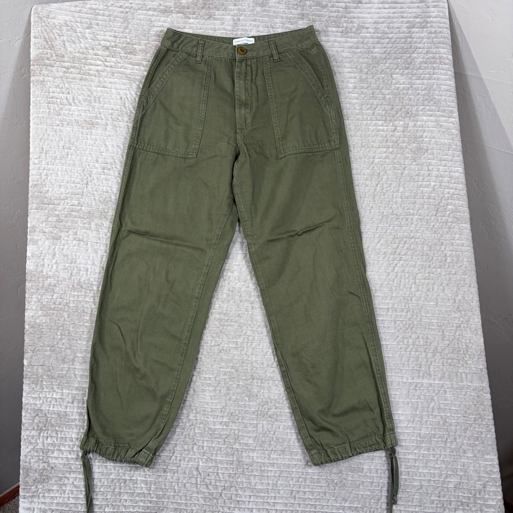 Urban Outfitters Olive Green Parachute Pants Utility Cargo Pants size 4